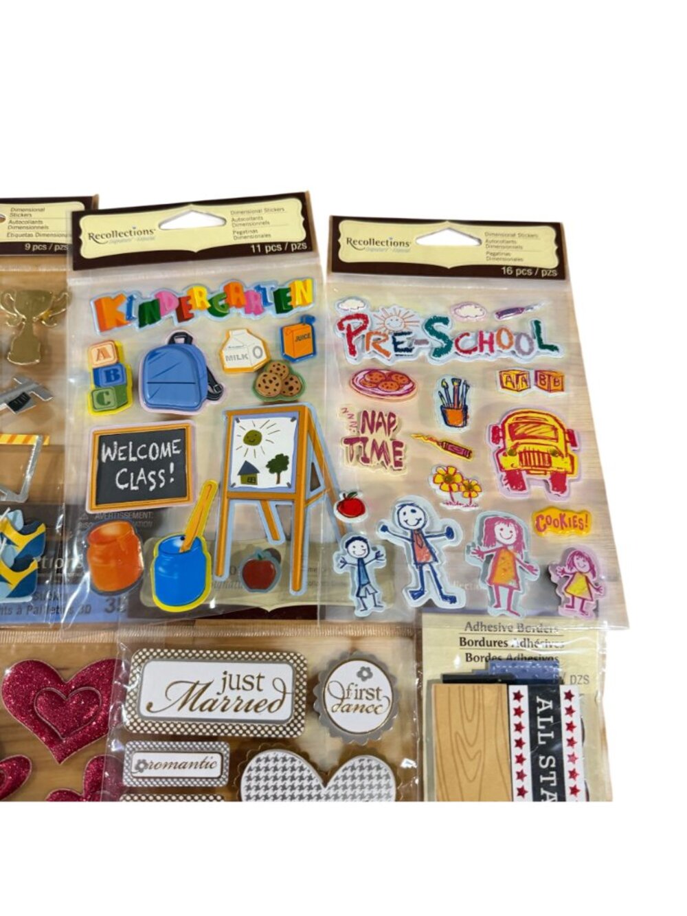 Recollections 3D Stickers Graduation Wedding Halloween Princess School Scrapbook - Picture 5 of 9
